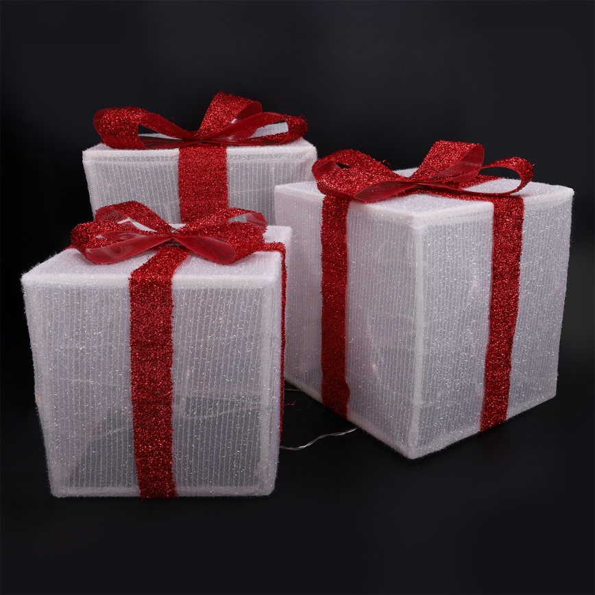 Brilagi - Komplektas 3x LED lauko kalėdinės dekoracijos LED/2,6W/3xAA IP44 dovanos