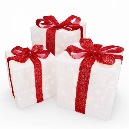 Brilagi - Komplektas 3x LED lauko kalėdinės dekoracijos LED/2,6W/3xAA IP44 dovanos