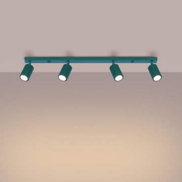 Brilagi - Kryptinis šviestuvas CRESTO 4xGU10/10W/230V turkio spalvos