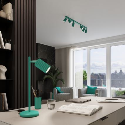 Brilagi - Kryptinis šviestuvas CRESTO 4xGU10/10W/230V turkio spalvos