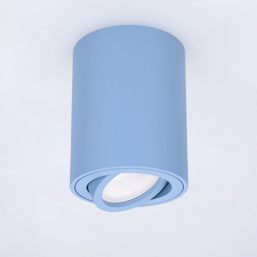 BRILAGI - Kryptinis šviestuvas MIA 1xGU10/30W/230V 100x80 mm mėlynas
