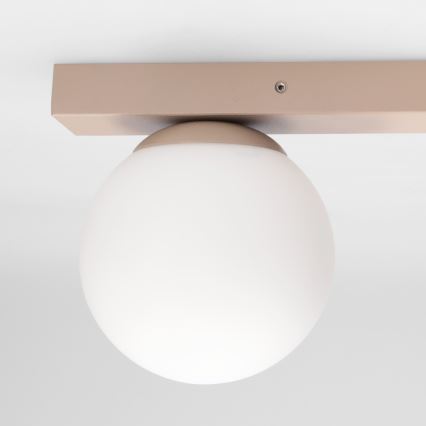 Brilagi - Kryptinis šviestuvas SELE BALL 1xGU10/30W/230V + 1xG9/10W smėlio spalvos