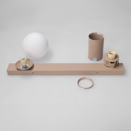 Brilagi - Kryptinis šviestuvas SELE BALL 1xGU10/30W/230V + 1xG9/10W smėlio spalvos