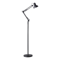 Brilagi - Lanksčiai reguliuojamas grindinis šviestuvas TASKER 1xE27/60W/230V 184 cm juodas