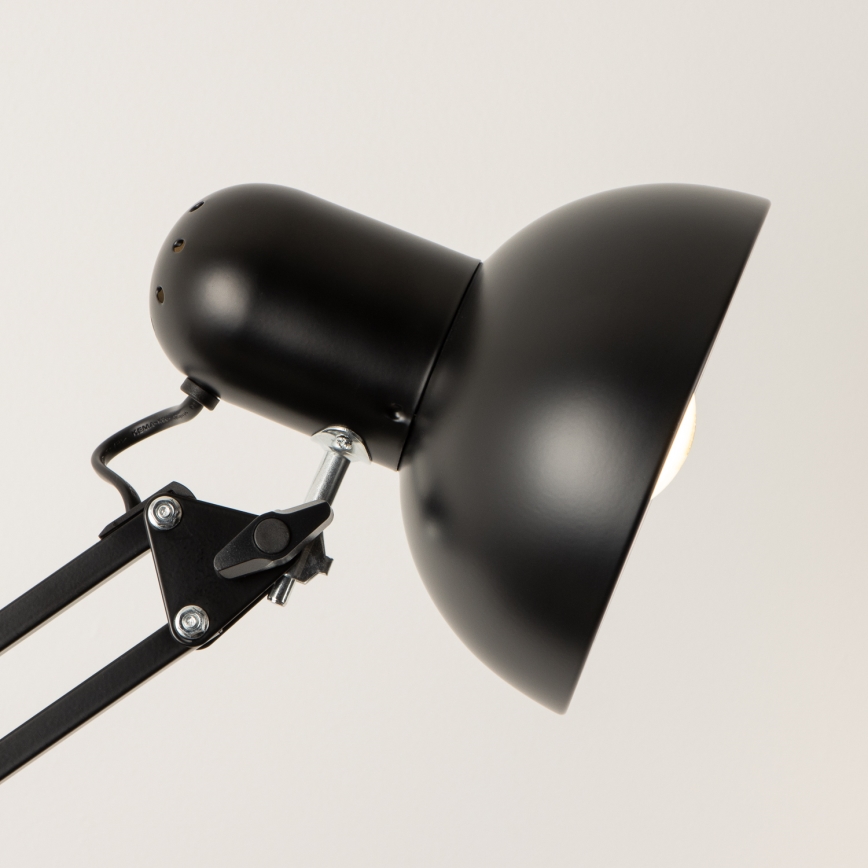 BRILAGI - Lanksčiai reguliuojamas grindinis šviestuvas TASKER 1xE27/60W/230V 184 cm juodas