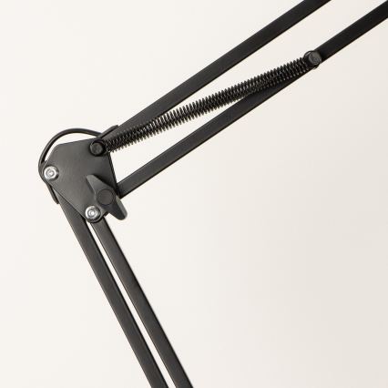 BRILAGI - Lanksčiai reguliuojamas grindinis šviestuvas TASKER 1xE27/60W/230V 184 cm juodas