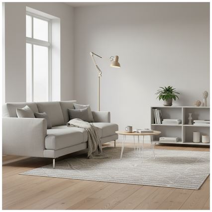 Brilagi - Lanksti grindinė lempa TASKER 1xE27/60W/230V 184 cm smėlio spalvos