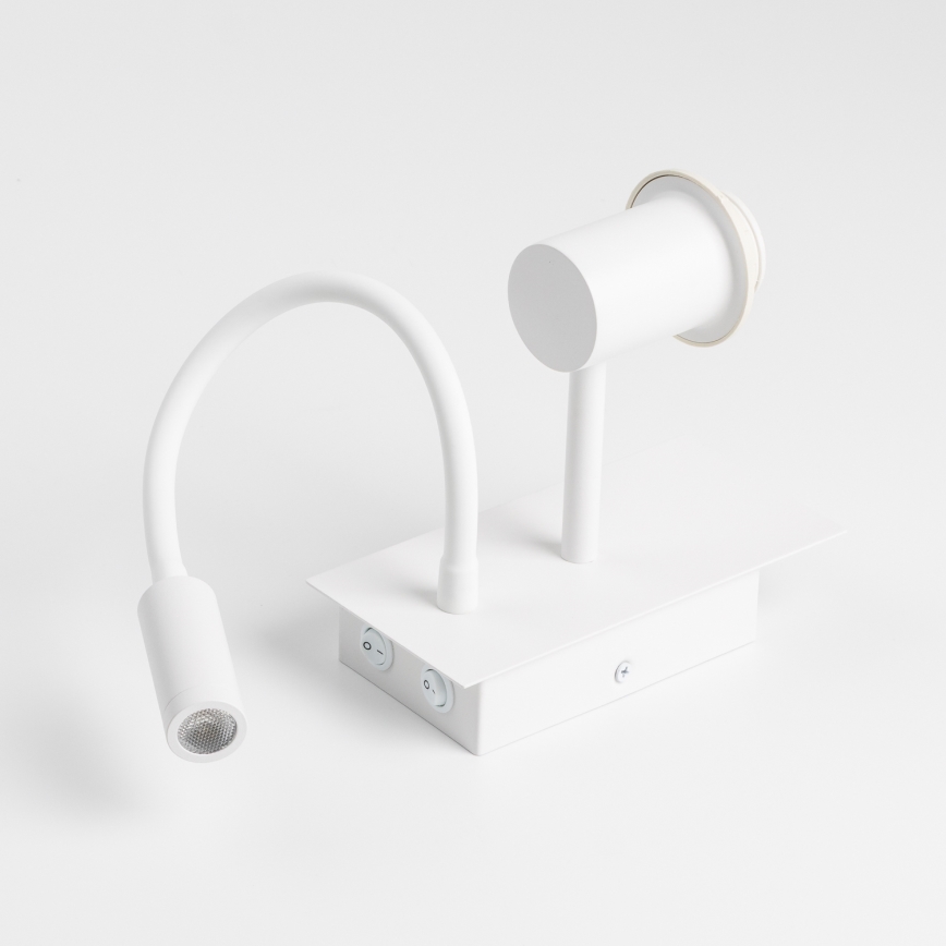 Brilagi - lanksti LED sieninė lempa NUBILA 1xE27/25W/230V + LED/3W balta/geltona