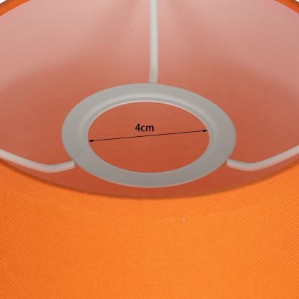 Brilagi - lanksčioji LED sieninė lempa NUBILA 1xE27/25W/230V + LED/3W žalvarinė/oranžinė