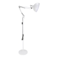 Brilagi - Lanksti pastatoma lempa TASKER 1xE27/60W/230V 157 cm balta