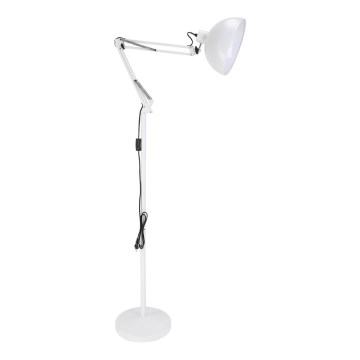 Brilagi - Lanksti pastatoma lempa TASKER 1xE27/60W/230V 157 cm balta