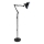 Brilagi - Lanksti pastatoma lempa TASKER 1xE27/60W/230V 157 cm juoda