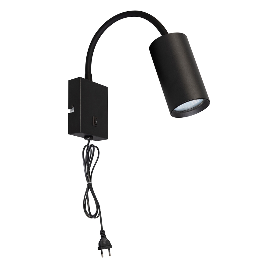 BRILAGI - Lanksti sieninė lempa su jungikliu SELE 1xGU10/30W/230V juoda