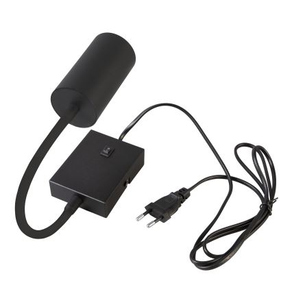 BRILAGI - Lanksti sieninė lempa su jungikliu SELE 1xGU10/30W/230V juoda