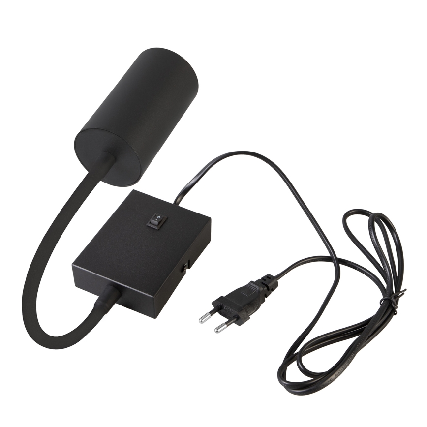 BRILAGI - Lanksti sieninė lempa su jungikliu SELE 1xGU10/30W/230V juoda