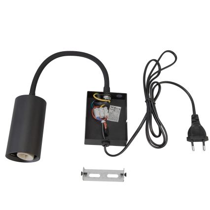 BRILAGI - Lanksti sieninė lempa su jungikliu SELE 1xGU10/30W/230V juoda