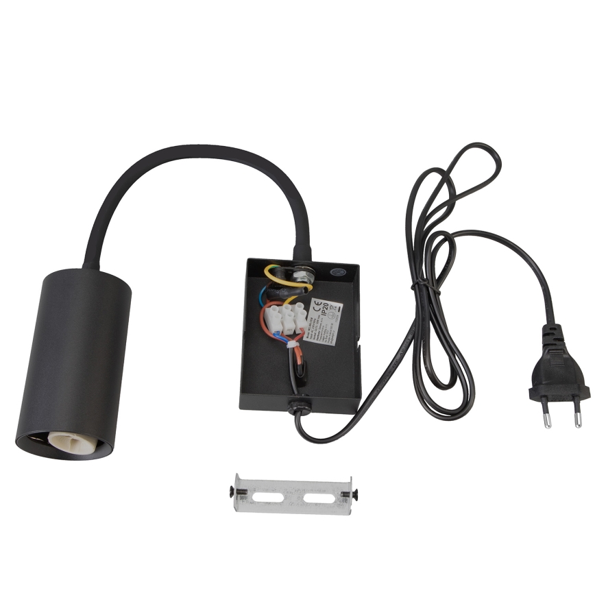 BRILAGI - Lanksti sieninė lempa su jungikliu SELE 1xGU10/30W/230V juoda