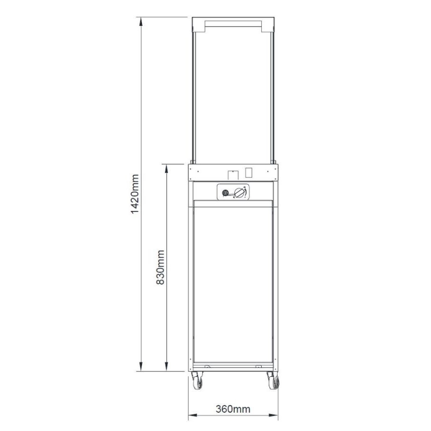 Brilagi - Lauko dujinis židinys FLARO GAS 142x36 cm 8kW 1xAAA pilkas + apsauginis užvalkalas
