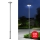 Brilagi - lauko gatvės LED šviestuvas su 5 m aukščio stulpu URBANSPARK LED/120W/230V antracitas IP65