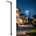 Brilagi - Lauko gatvės šviestuvas su 3 m stulpu ir sąnariu URBANLIGHT LED/200W/230V juodas IP65