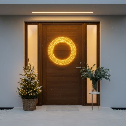 Brilagi - Lauko kalėdinė LED dekoracija LED/6W/230V IP44 50 cm vainikas