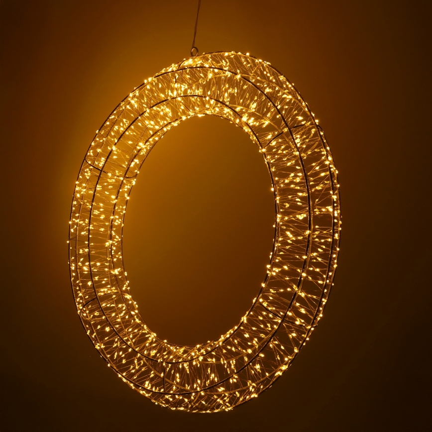 Brilagi - Lauko kalėdinė LED dekoracija LED/6W/230V IP44 50 cm vainikas