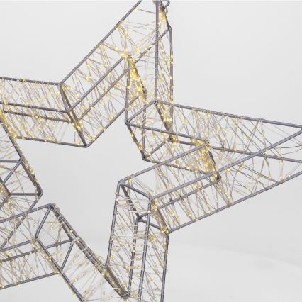 Brilagi - lauko kalėdinė LED dekoracija, LED/6W/230V, IP44, žvaigždė