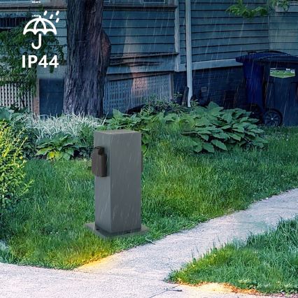 Brilagi - Lauko kištukinių lizdų stulpas PILLAR 1Z SCHUKO 230V IP44 antracitas