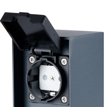 BRILAGI - Lauko kištukinių lizdų stulpas PILLAR 2Z SCHUKO 230V IP44 antracitas