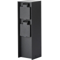 Brilagi - Lauko kištukinių lizdų stulpas PILLAR 2Z SCHUKO 230V IP44 juoda