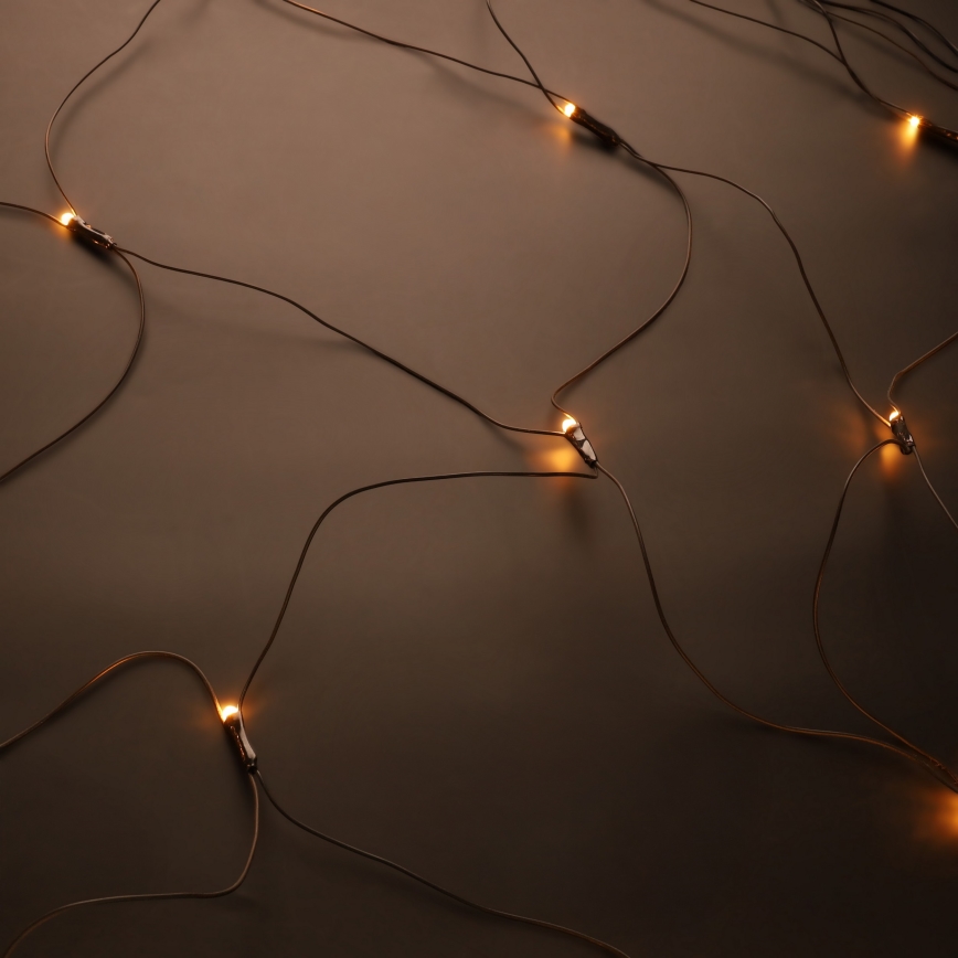 Brilagi - lauko LED kalėdinė užuolaidų girlianda 160 LED, 7x2 m, IP44, šiltai balta