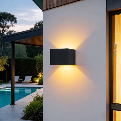 Brilagi - Lauko LED sieninis šviestuvas DONNANI LED/5W/230V 10 cm juodas IP44