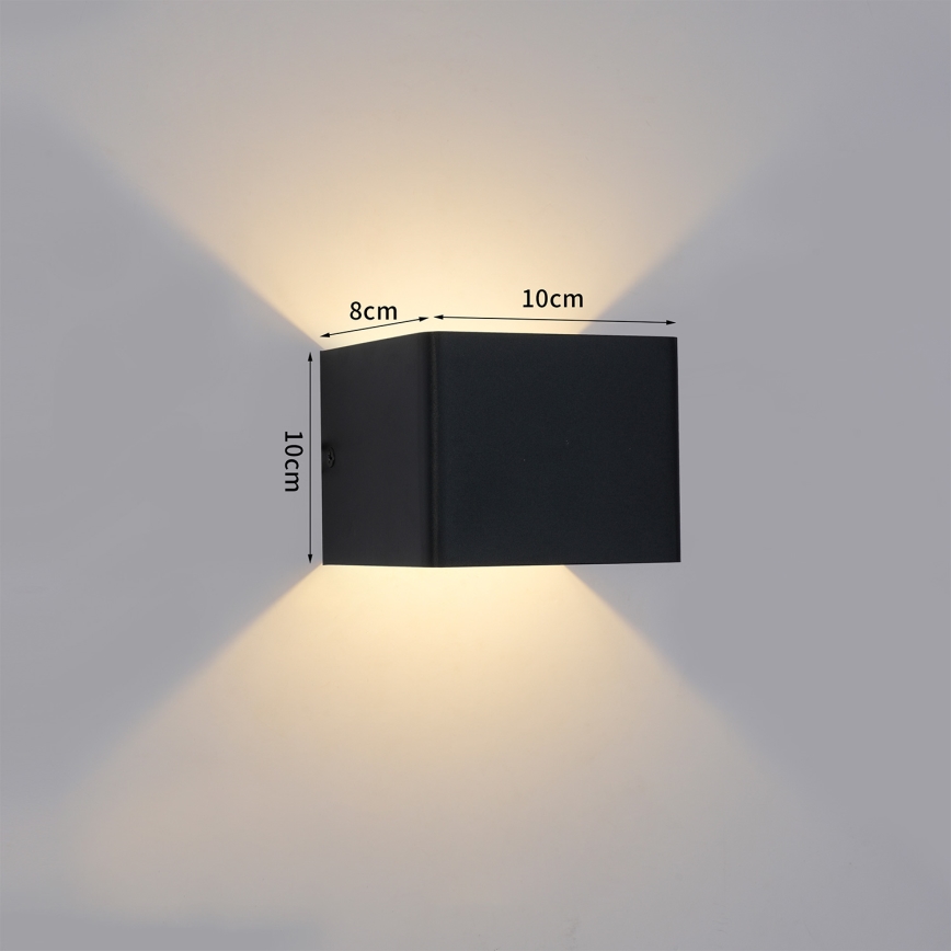 Brilagi - Lauko LED sieninis šviestuvas DONNANI LED/5W/230V 10 cm juodas IP44