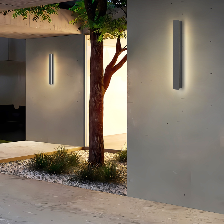 Brilagi - LED lauko sieninis šviestuvas LINEAR LED/12W/230V 3000K IP65 50 cm antracitas CRI 90
