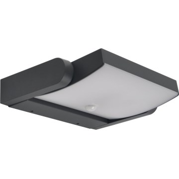 Brilagi - lauko LED sieninis šviestuvas su jutikliu ANKLE LED/18W/230V 3000K IP65 antracitas