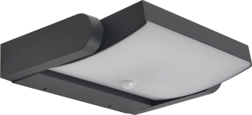 Brilagi - lauko LED sieninis šviestuvas su jutikliu ANKLE LED/18W/230V 3000K IP65 antracitas