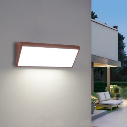 Brilagi - lauko LED sieninis šviestuvas TRIANGLE LED/42W/230V rudas IP65