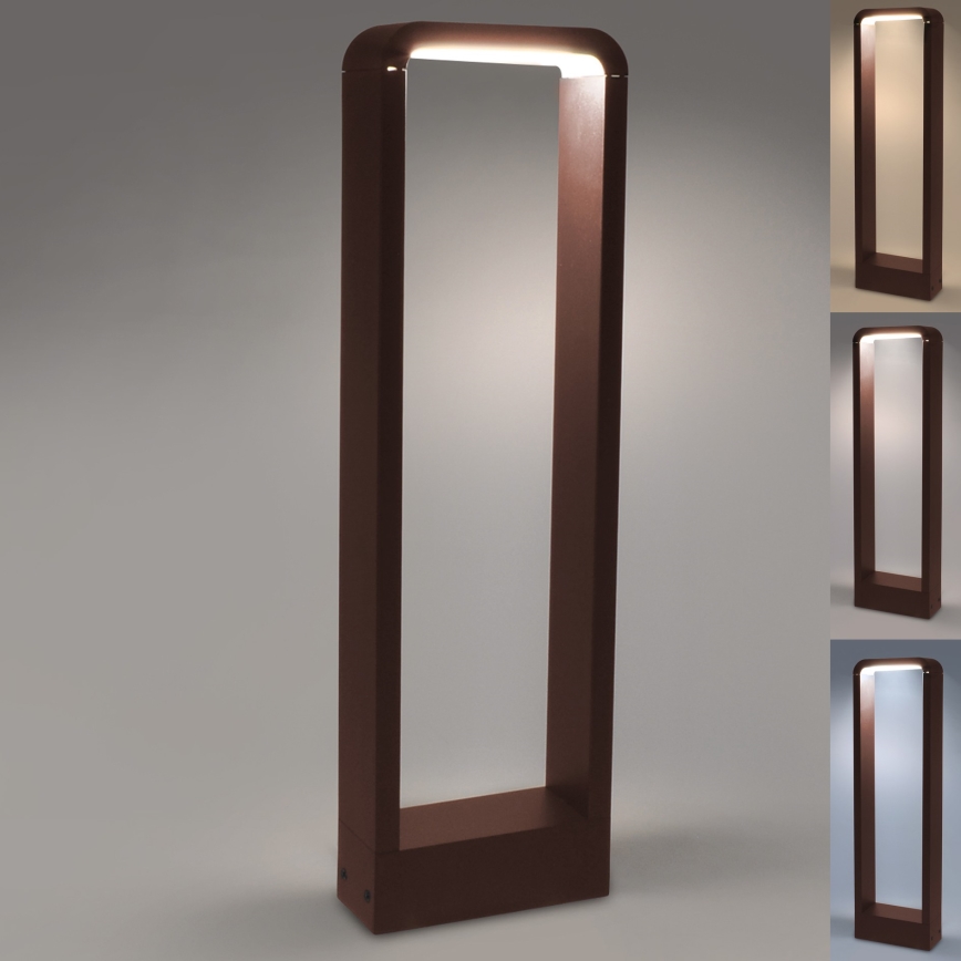 Brilagi - lauko LED šviestuvas BARI LED/7W/230V 3000/4000/6000K rudos spalvos IP54 50 cm