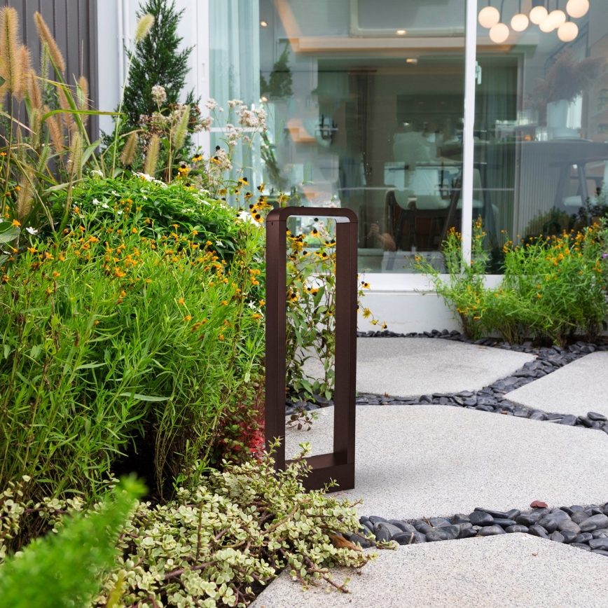 Brilagi - lauko LED šviestuvas BARI LED/7W/230V 3000/4000/6000K rudos spalvos IP54 50 cm