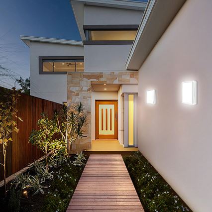 Brilagi - Lauko LED šviestuvas BENE LED/18W/230V 22x22 cm baltas IP54