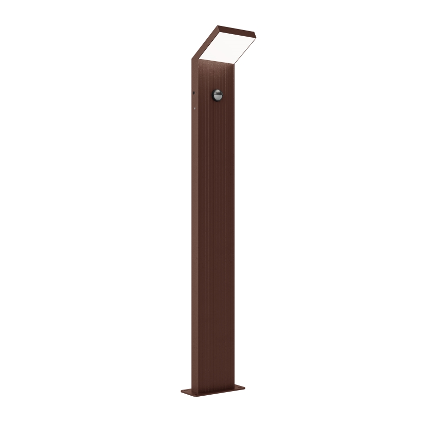 Brilagi - lauko LED šviestuvas su judesio jutikliu RIANO LED/8W/230V rudas IP65 80 cm
