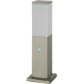Brilagi - lauko lempa su judesio jutikliu 1xE27/15W/230V 40 cm IP44 matinis chromas