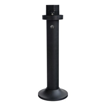 BRILAGI - Lauko lempos stovas su judesio ir sutemų jutikliu HARBOR 1xE27/40W/230V 50 cm IP33 juodas