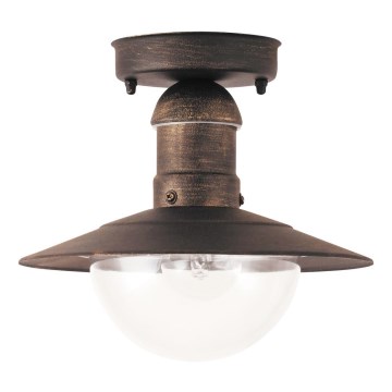 Brilagi - Lauko lubinis šviestuvas MOLDE 1xE27/60W IP44 bronzinis/patina