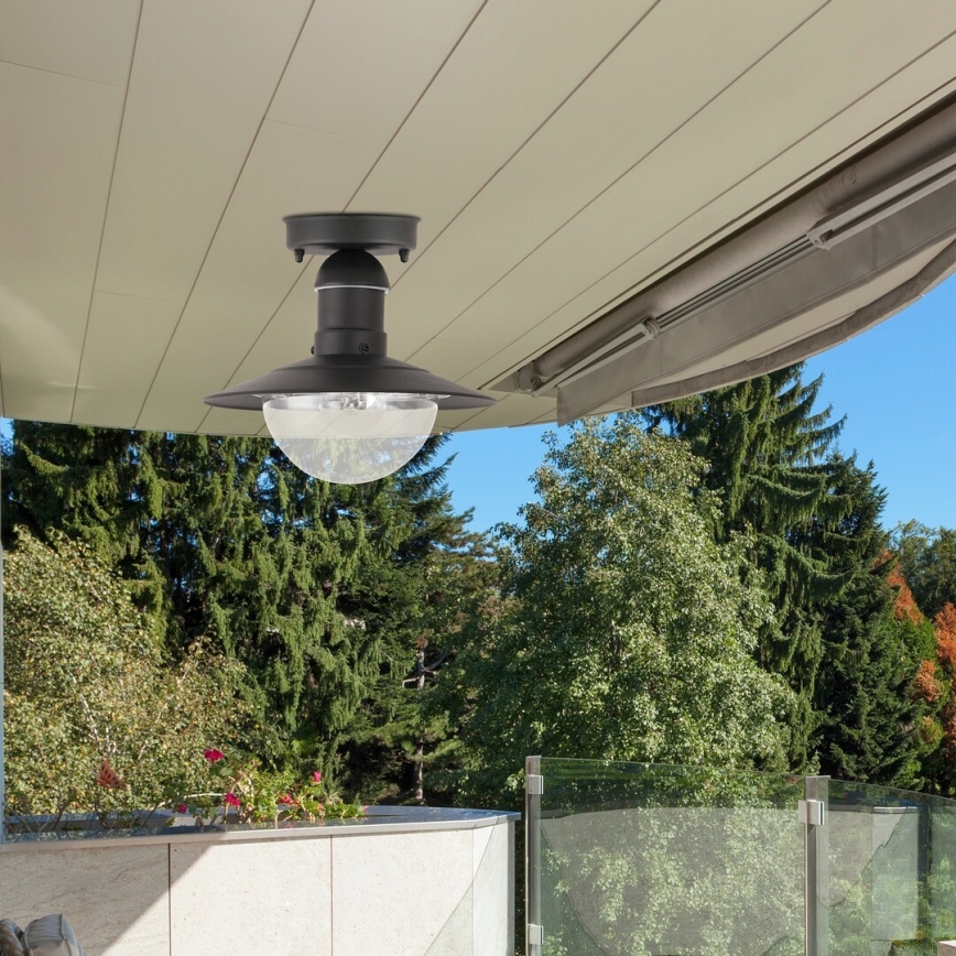 Brilagi - Lauko lubinis šviestuvas MOLDE 1xE27/60W IP44 juodas