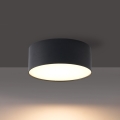 BRILAGI - Lauko lubų šviestuvas FORIS LED/9W/230V skersmuo 9 cm juodas IP44