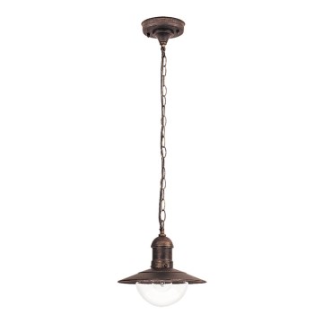 Brilagi - Lauko pakabinamas šviestuvas MOLDE 1xE27/60W IP44 bronzinis/patinuotas