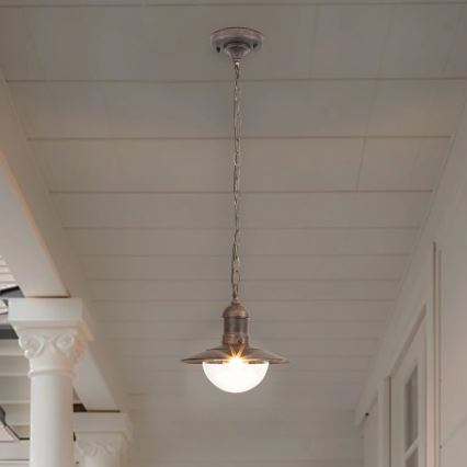 Brilagi - Lauko pakabinamas šviestuvas MOLDE 1xE27/60W IP44 bronzinis/patinuotas