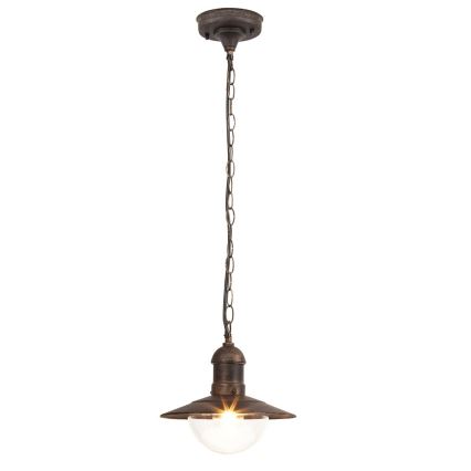 Brilagi - Lauko pakabinamas šviestuvas MOLDE 1xE27/60W IP44 bronzinis/patinuotas