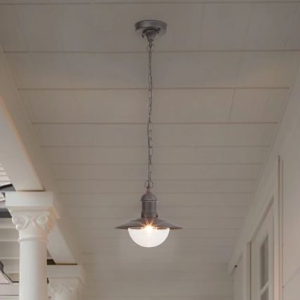 Brilagi - Lauko pakabinamas šviestuvas MOLDE 1xE27/60W IP44 juodas